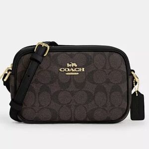 Coach...Mini Jamie Camera Bag In Signature Canvas